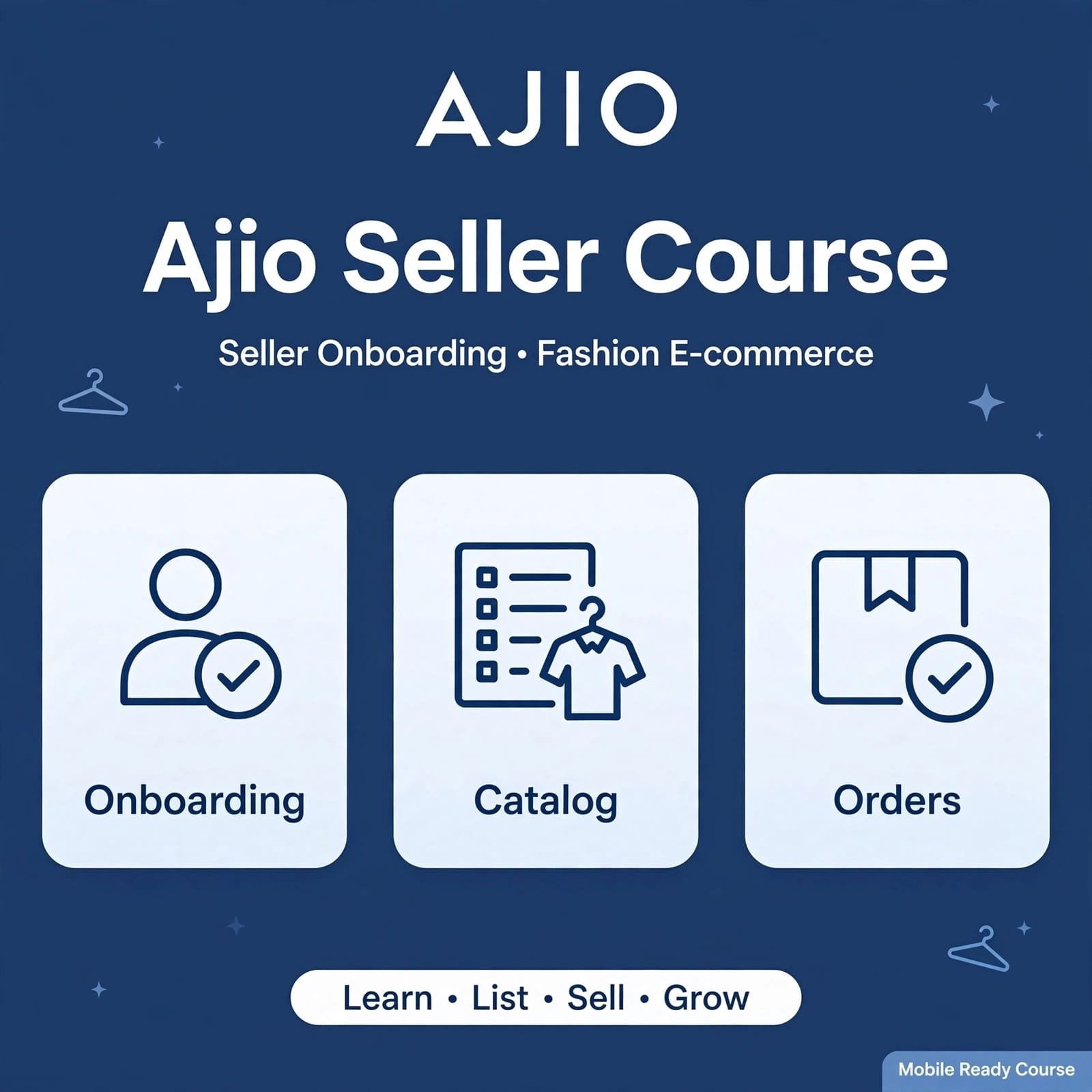 AJIO seller cource