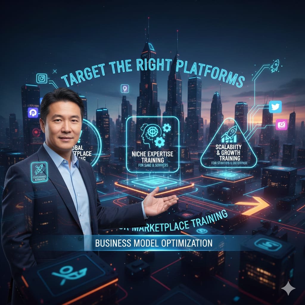 Targeted marketplace training for eCommerce sellers to choose the right platforms based on business niche and growth goals